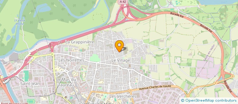 localisation de l'entreprise CITE MERES à VAULX-EN-VELIN