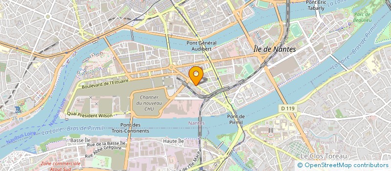 localisation de l'entreprise CITE MONDE à NANTES