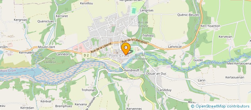 localisation de l'entreprise CITE MUSICALE  PONT-CROIX