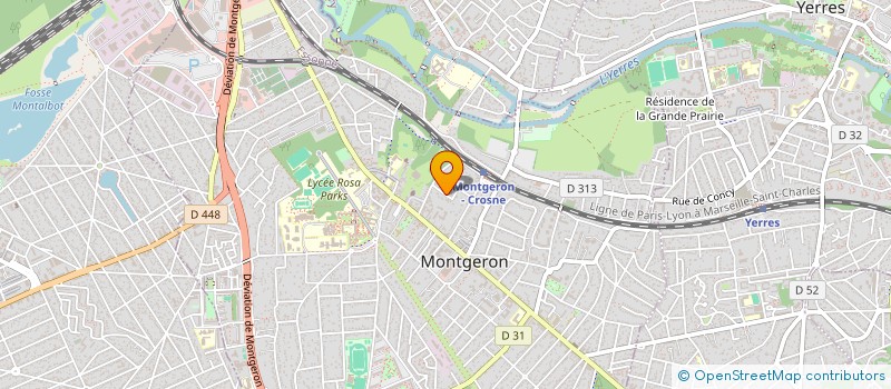 localisation de l'entreprise CITE NOTRE DAME PATRONNAGE à MONTGERON