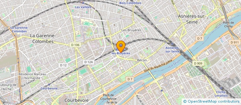 localisation de l'entreprise CITE PRESSE à COURBEVOIE