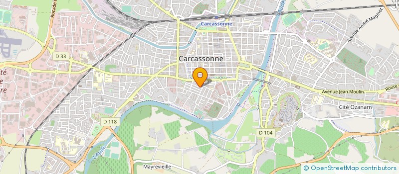 localisation de l'entreprise CITE PROT DENT à CARCASSONNE