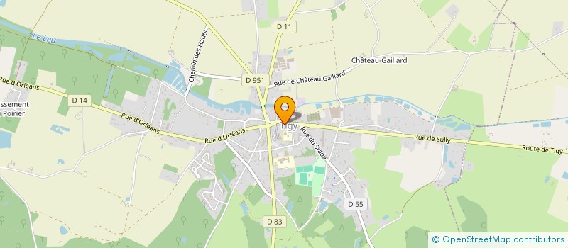 localisation de l'entreprise CITE SAINT MARTIN à TIGY