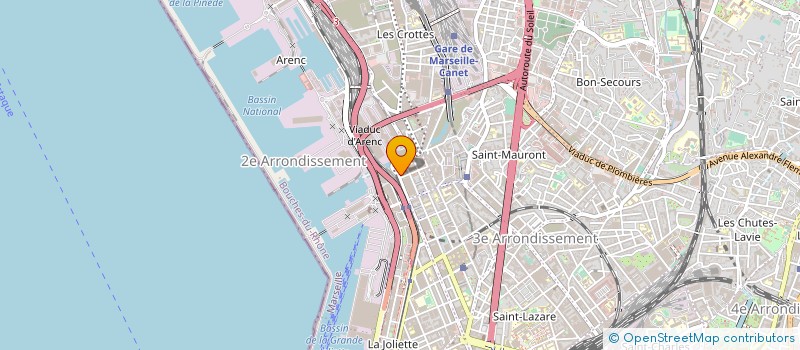 localisation de l'entreprise CITE SCOLAIRE INTERNATIONALE JACQUES CHIRAC à MARSEILLE