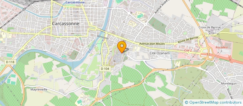 localisation de l'entreprise CITE TARTINES à CARCASSONNE