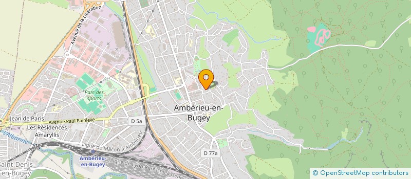 localisation de l'entreprise CITE VAUBAN  AMBERIEU-EN-BUGEY