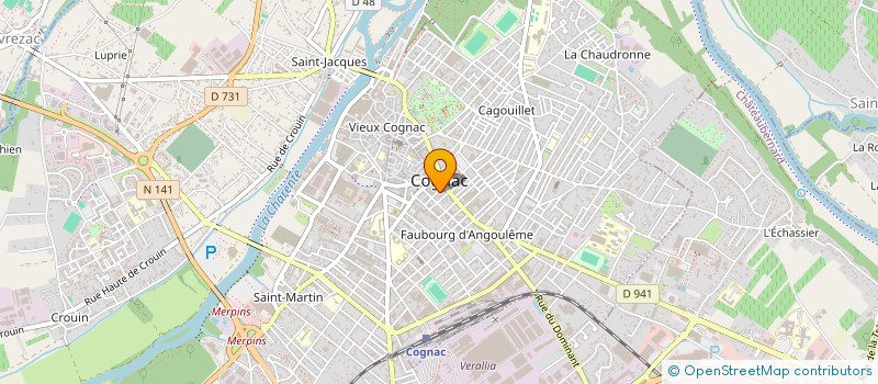 localisation de l'entreprise CITEA à COGNAC