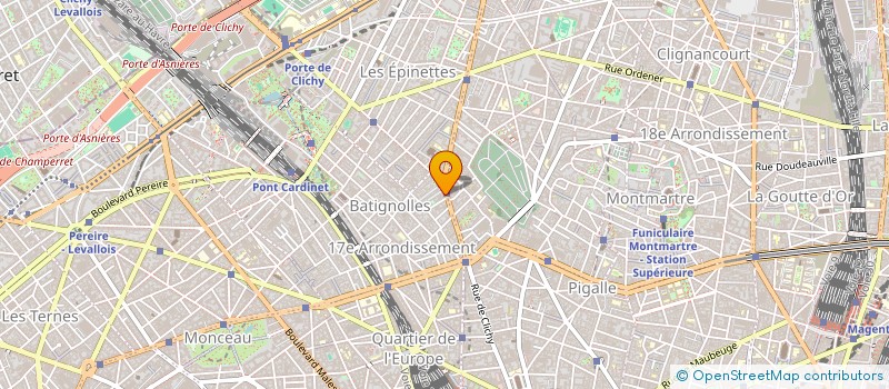 localisation de l'entreprise CITECABLE EST à PARIS