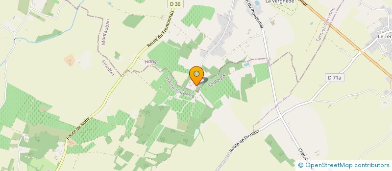 localisation de l'entreprise CITECLAIRE PAYS D'OC  NOHIC