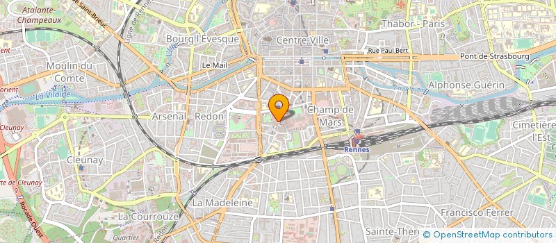 localisation de l'entreprise CITEDIA GIE à RENNES