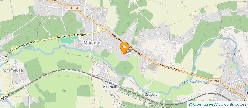 localisation de l'entreprise CITELEC  MOUROUX