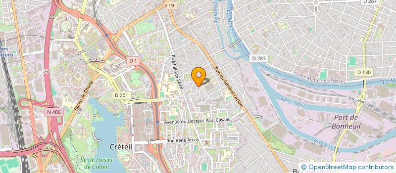 localisation de l'entreprise CITELLYS  CRETEIL