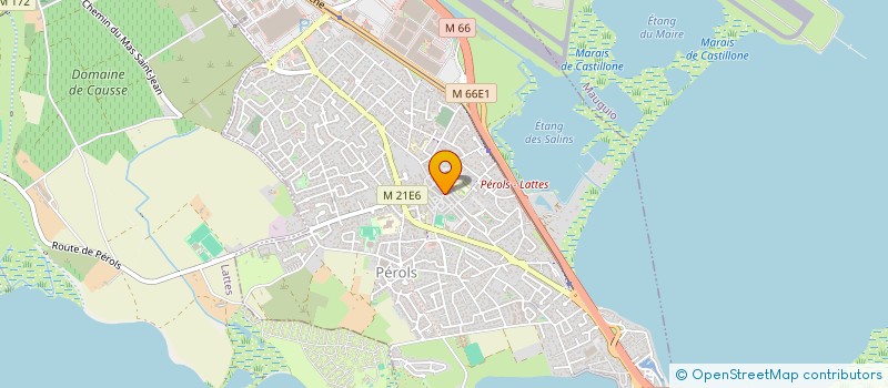 localisation de l'entreprise CITEPUB à PEROLS