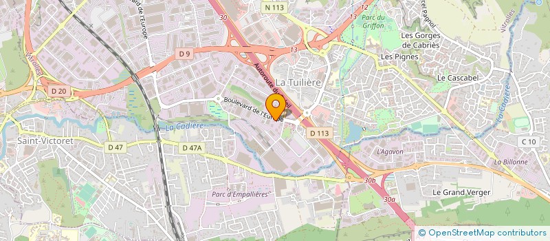 localisation de l'entreprise CITEQUIP à VITROLLES
