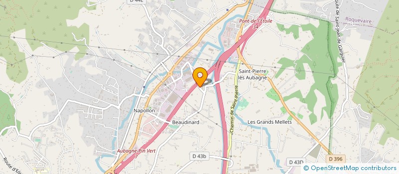 localisation de l'entreprise CITERAMA à AUBAGNE