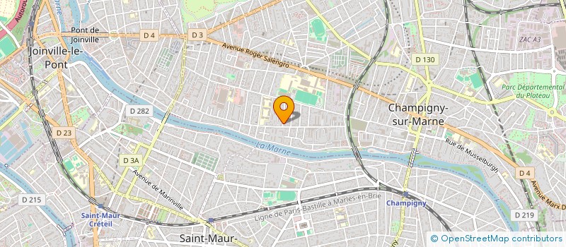 localisation de l'entreprise CITEUM à CHAMPIGNY-SUR-MARNE