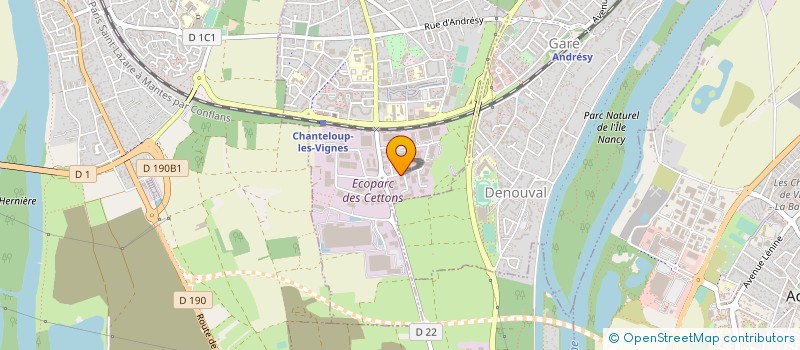 localisation de l'entreprise CITEVA à CHANTELOUP-LES-VIGNES