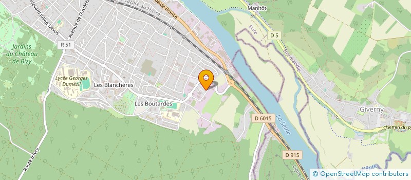 localisation de l'entreprise CITEVI  VERNON