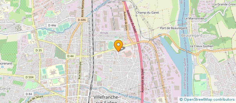 localisation de l'entreprise CITEZEN  VILLEFRANCHE-SUR-SAONE