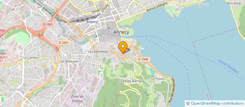 localisation de l'entreprise CITIA à ANNECY