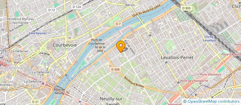 localisation de l'entreprise CITIES CAPITAL PARTNERS à NEUILLY-SUR-SEINE
