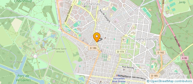 localisation de l'entreprise CITIFAU  LE CHESNAY-ROCQUENCOURT