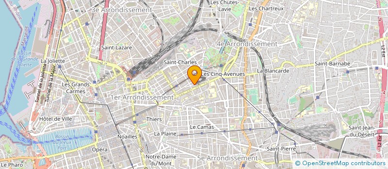 localisation de l'entreprise CITIINVEST à MARSEILLE