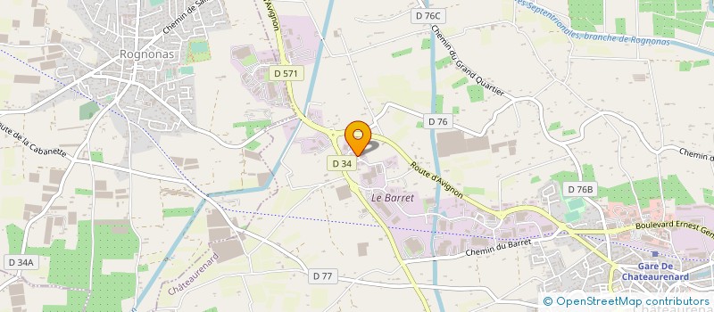 localisation de l'entreprise CITINNOV à CHATEAURENARD