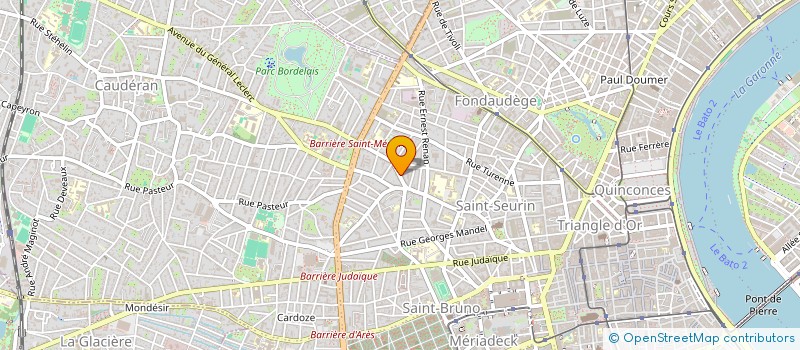 localisation de l'entreprise CITIUS  BORDEAUX