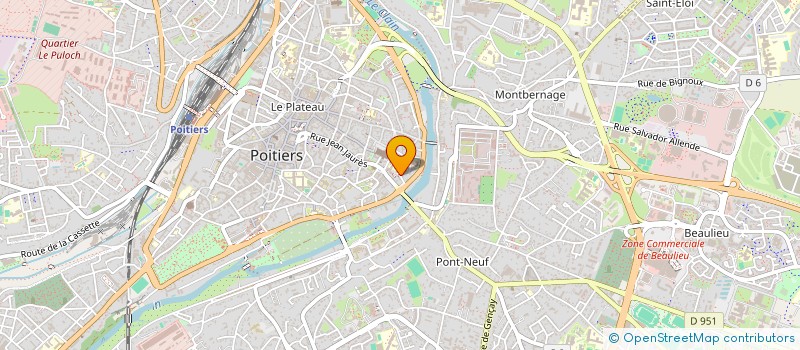 localisation de l'entreprise CITIUS ALTIUS à POITIERS