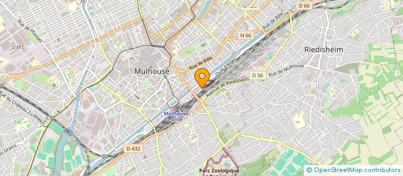 localisation de l'entreprise CITIVIA SEM  MULHOUSE