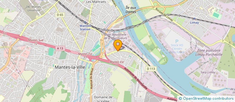 localisation de l'entreprise CITIZEN BAND MANTEVILLOISE à MANTES-LA-VILLE
