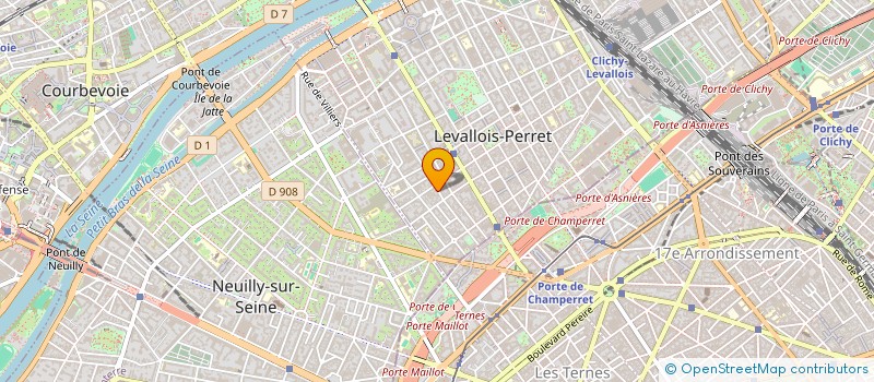 localisation de l'entreprise CITIZEN PROD & EVENT à LEVALLOIS-PERRET