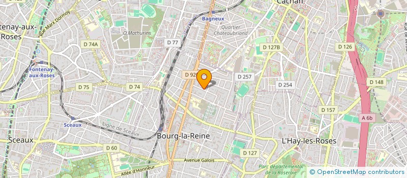 localisation de l'entreprise CITIZENFILM à BOURG-LA-REINE