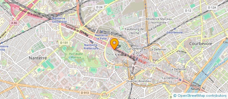 localisation de l'entreprise CITIZENM PARIS CDG PROPERTIES  NANTERRE