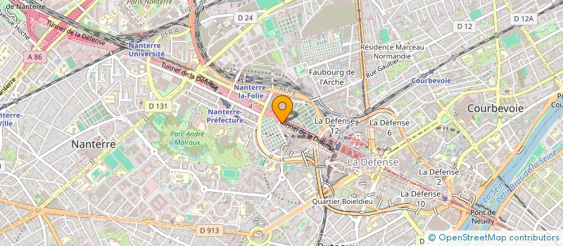 localisation de l'entreprise CITIZENM PARIS CHAMPS-ELYSEES OPERATIONS SAS  NANTERRE