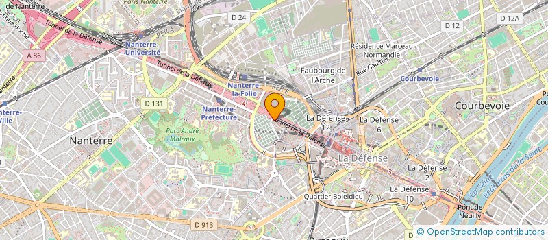 localisation de l'entreprise CITIZENM PARIS CHAMPS-ELYSEES PROPERTIES SNC  NANTERRE