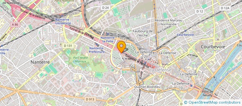 localisation de l'entreprise CITIZENM PARIS GARE DE LYON HOLDCO SAS  NANTERRE