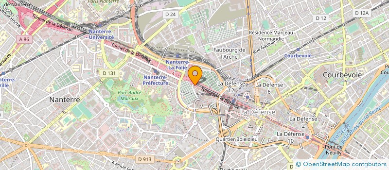 localisation de l'entreprise CITIZENM PARIS GARE DE LYON OPERATIONS  NANTERRE