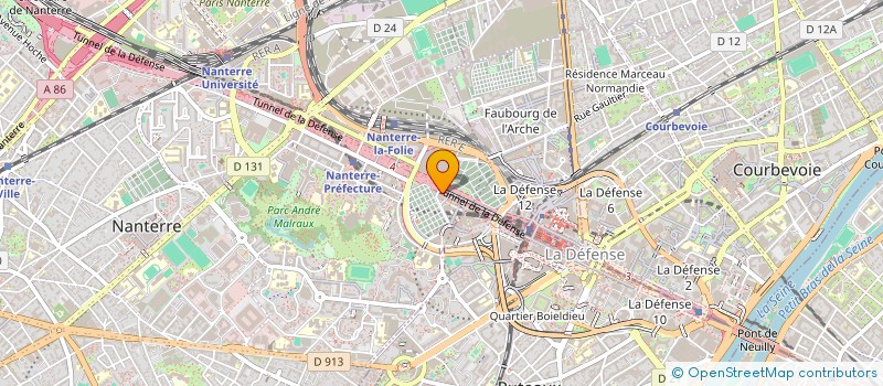 localisation de l'entreprise CITIZENM PARIS OPERA PROPERTIES SCI  NANTERRE