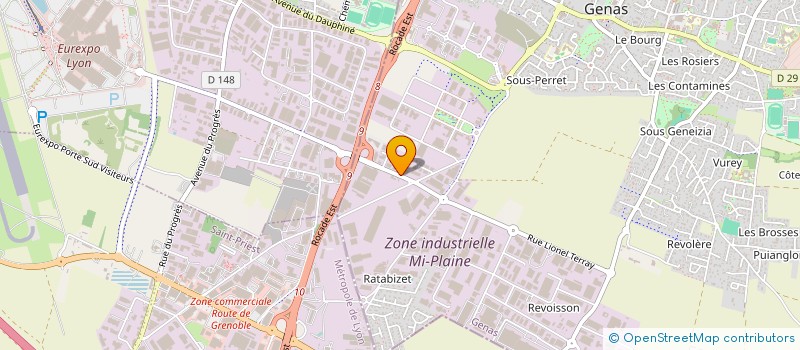 localisation de l'entreprise CITIZENS COLIVING  GENAS