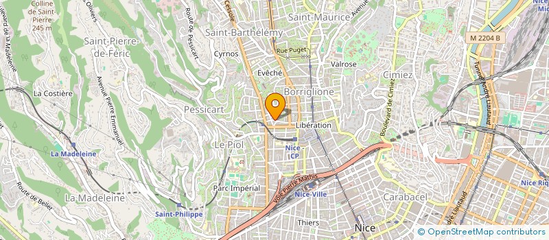localisation de l'entreprise CITM ASTRAGALE à NICE