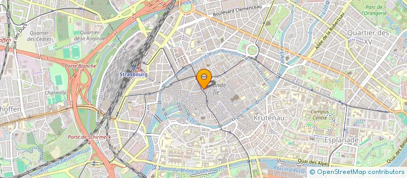 localisation de l'entreprise CITO-F INFORMATIONS-SYSTEMES à STRASBOURG