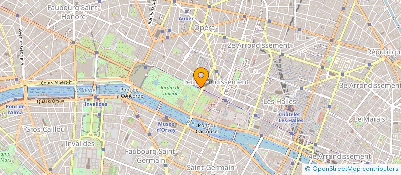 localisation de l'entreprise CITOURS VOYAGES à PARIS