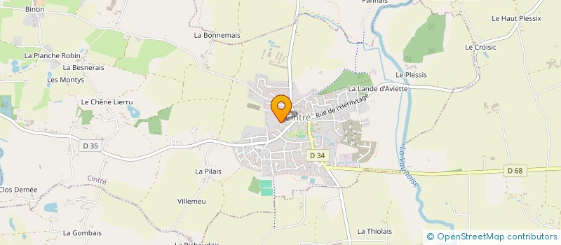 localisation de l'entreprise CITOYEN AU COEUR DE CINTRE  CINTRE