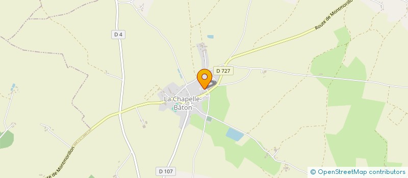 localisation de l'entreprise CITOYEN DES DEMAIN ACDD  LA CHAPELLE-BATON