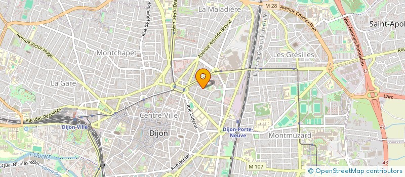 localisation de l'entreprise CITOYEN ET COMPAGNIE à DIJON