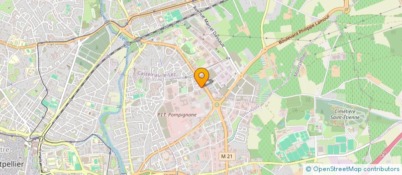 localisation de l'entreprise CITOYENNE NARBONNAISE à MONTPELLIER