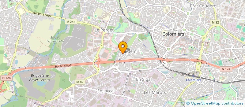 localisation de l'entreprise CITOYENNETE EUROPEENNE  COLOMIERS