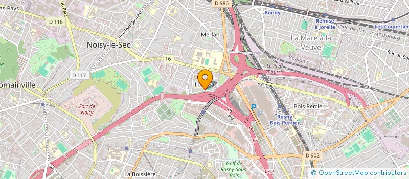 localisation de l'entreprise CITOYENS D'OLYMPE à NOISY-LE-SEC